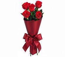 Букет 5 Красных роз Эдлесс Лав в Лычково