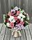 Букет цветов из: Альстромерии, Гвоздики, Розы и Хризантемы в Лычково