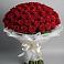 Букет 101 Красная роза Блэк Мэджик в Лычково
