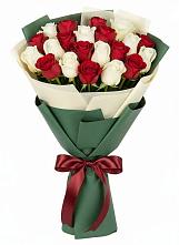 Букет Микс из красных и белых роз #REPLACE_PRED# Лычково