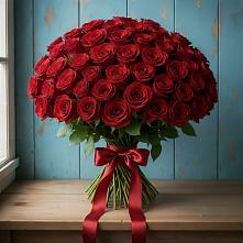 Букет Красные розы Блэк Меджик в Лычково