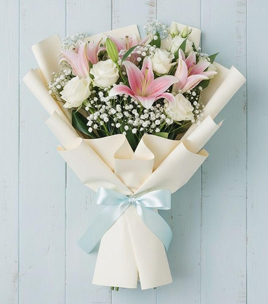 Букет цветов из: Лилии в Лычково