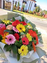 Букет цветов из:  Герберы #REPLACE_PRED# Лычково