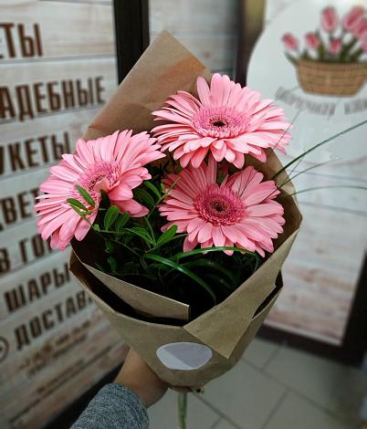 Букет цветов из: Герберы в Лычково