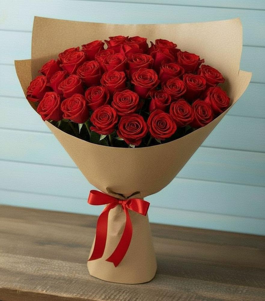 Букет Красные розы Милано в Лычково