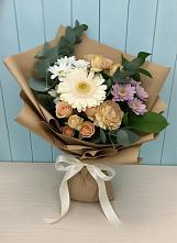 Букет цветов из:  Герберы и Хризантемы в Лычково