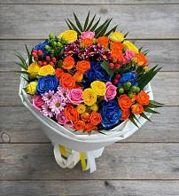 Букет цветов из:  Розы и Хризантемы #REPLACE_PRED# Лычково