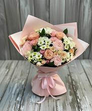 Букет цветов из:  Гвоздики, Розы и Хризантемы #REPLACE_PRED# Лычково