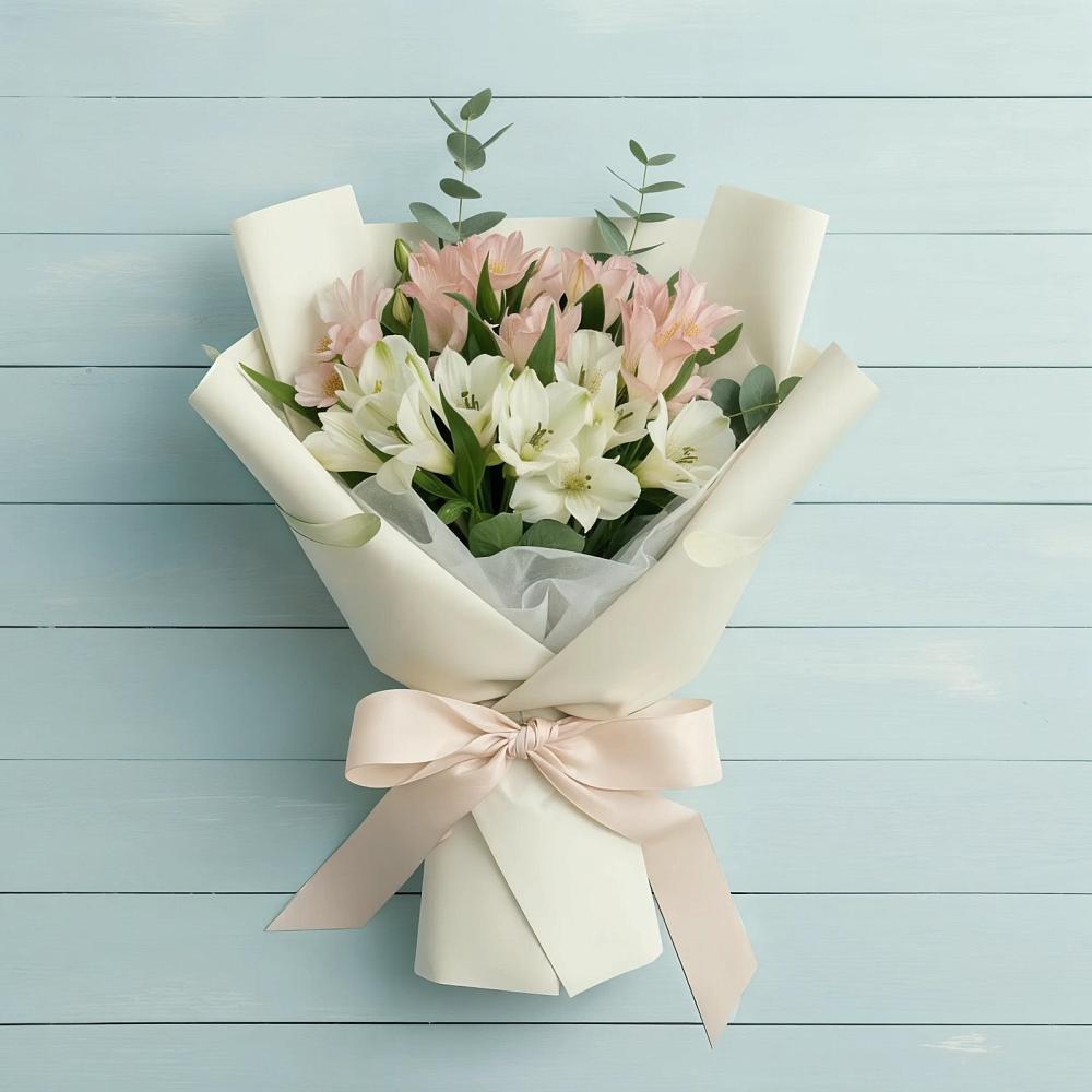 Букет цветов из: Альстромерии в Лычково