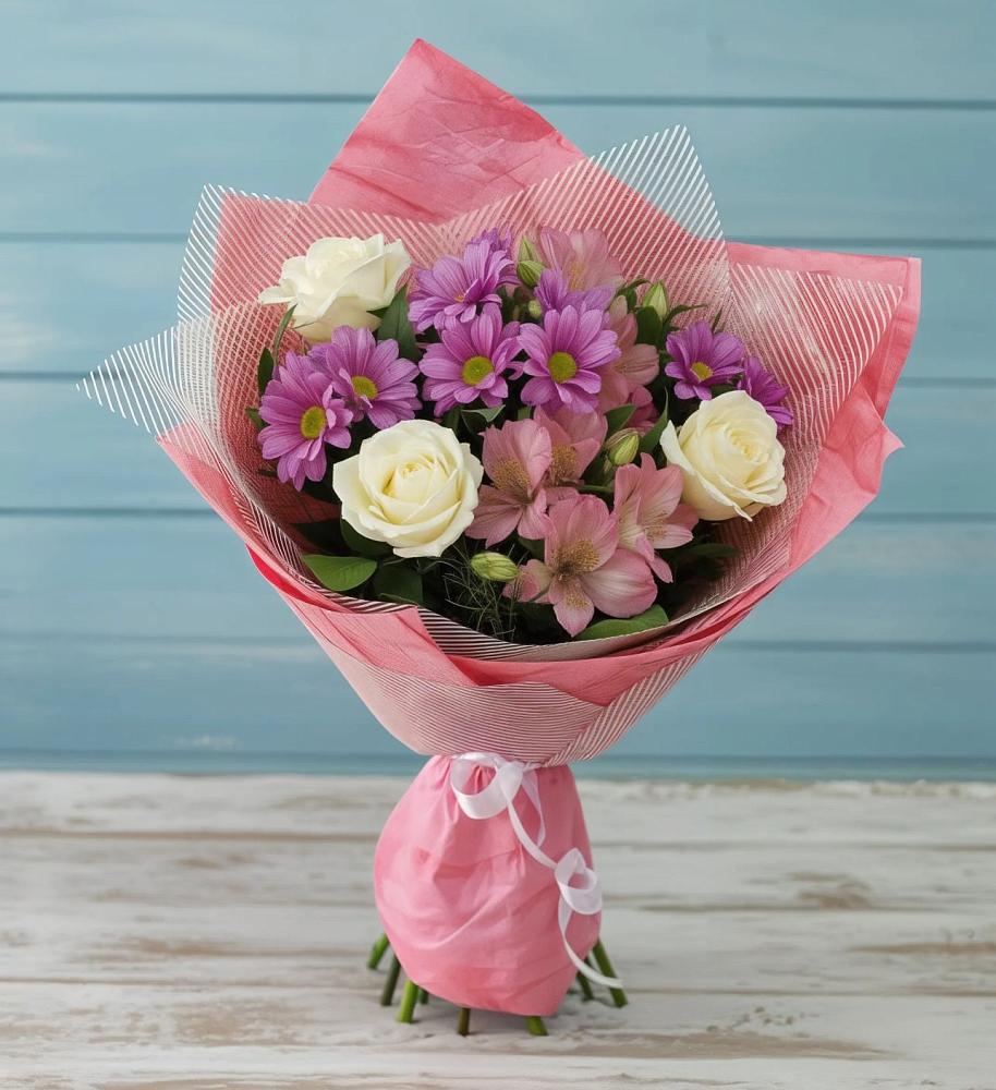 Букет цветов из: Герберы в Лычково